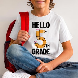 Fifth Grade , School Shirts , Back To School Shirts , Back To School , First Day Shirt , First Day Of School