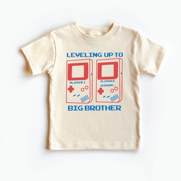 Leveling Up To Big Brother Shirt , Big Brother Shirt , Raglan Style Shirt , Big Brother , Baby Announcement , Leveling Up Video Game Shirt