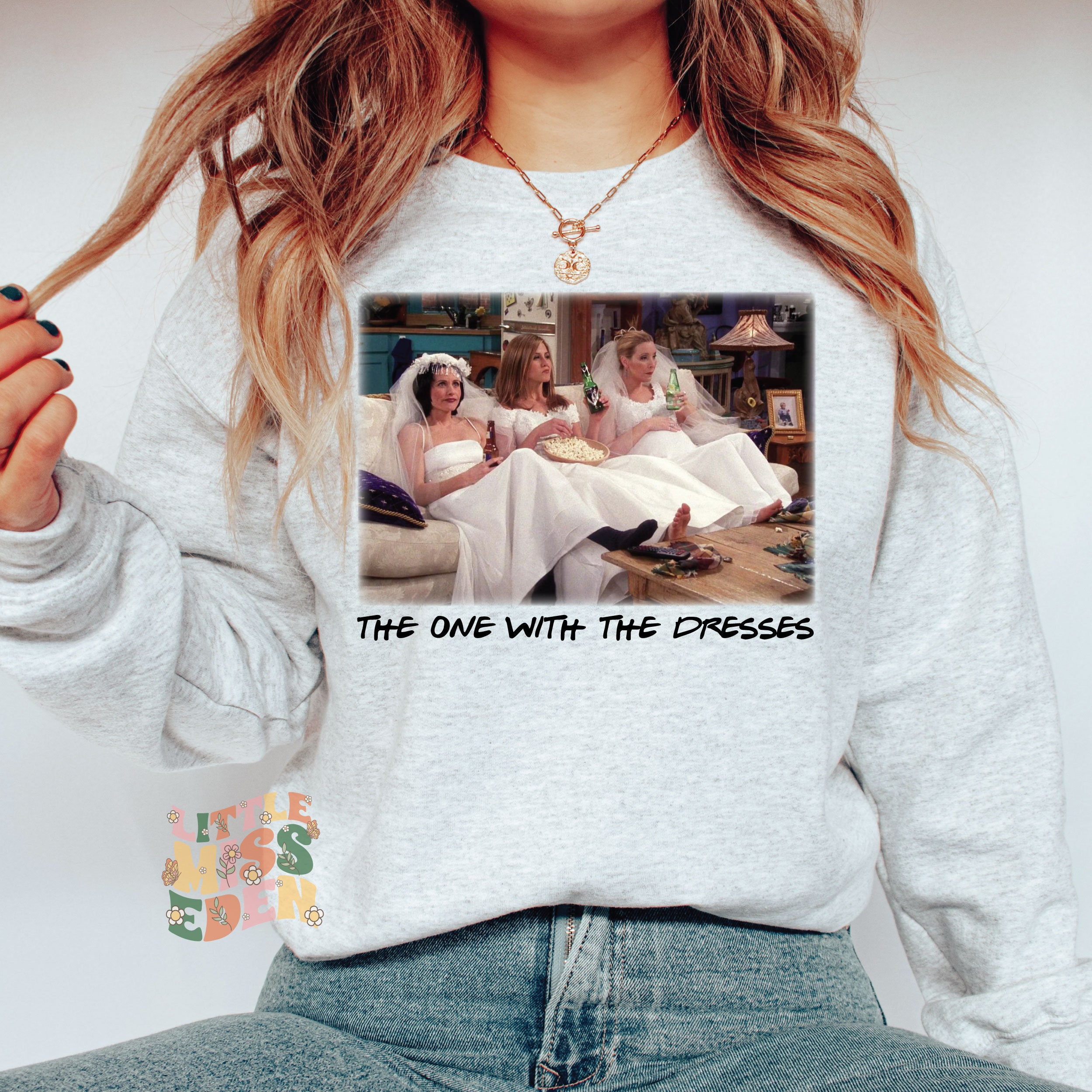 White Embroidered Bride Tshirt | Ginger Ray
