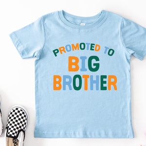 Promoted To Big Brother Shirt , Big Brother Gifts , Gifts For Big Bro , Baby Announcement Shirt , Baby Shower Shirt , Cute Big Brother Shirt