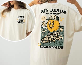 Lemonade Surf Shirt , Cute Lemonade Shirt , Toddler And Baby Shir , Life Gave Me Some Lemons Shirt , Kids Shirt , Christian Shirt