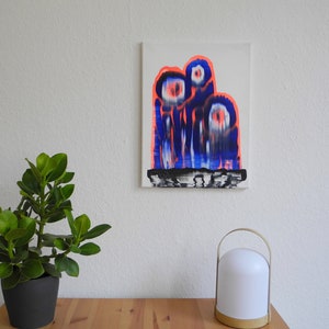 キャンバスに抽象的なアクリル絵の具 | 写真 キャンバスにアクリル絵の具を抽象化絵画の要約 |抽象芸術 |アクリル絵の具 | アクリル絵の具ユニーク、オリジナル