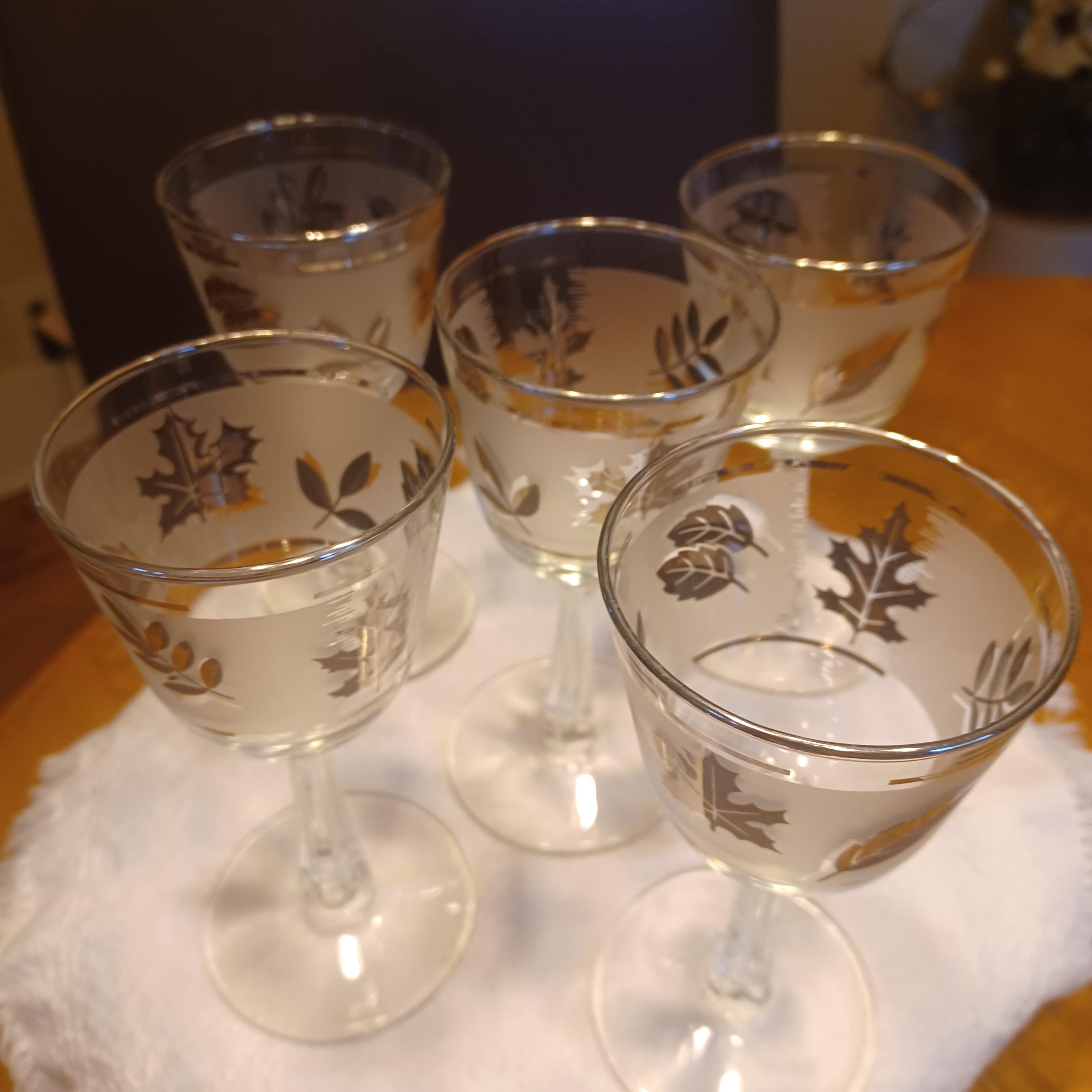 Vintage Square Wine Glasses - Etsy
