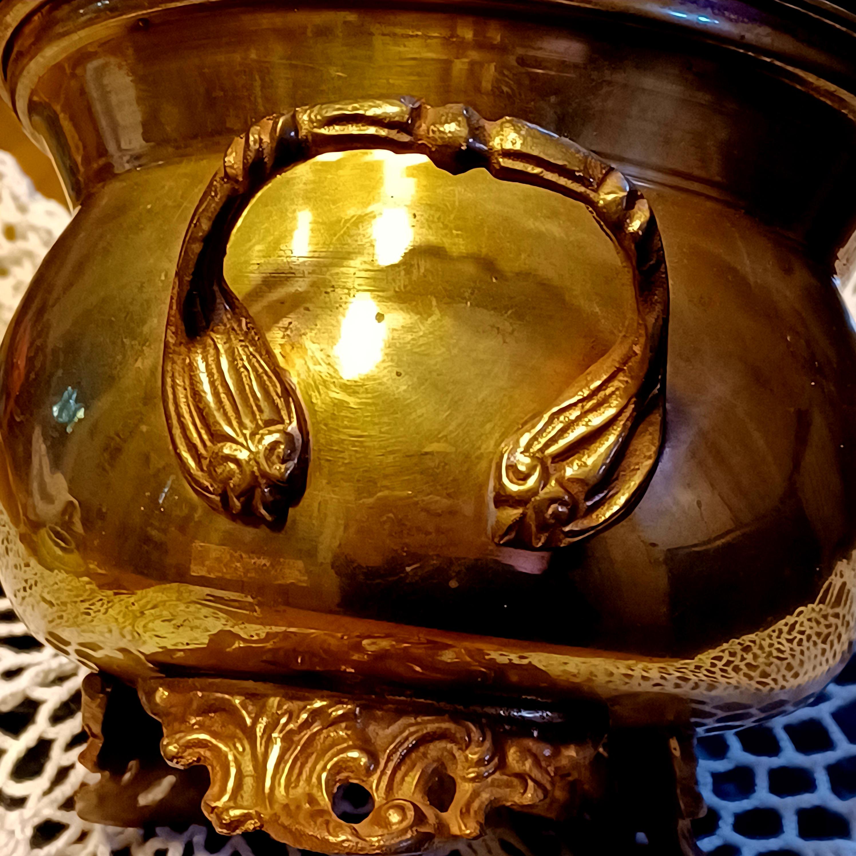 French Brass Planter - Etsy