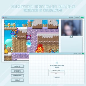 ANIMATED Nintendo DS Inspired Stream Package | Screens - Overlays - Panels - Bundle