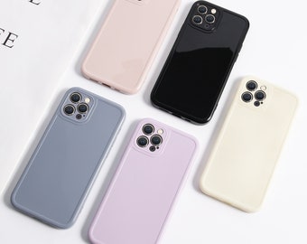 Glossy Pastel Color iPhone Case,iphoneXR,Xs,XsMax,iPhone11, 11Pro,11ProMax,iPhone 12, 12Pro,12ProMax,iPhone13, 13Pro,13ProMax