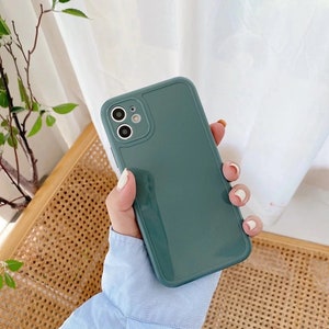 Étui pour iPhone vert vintage brillant, iPhone XR, Xs, XsMax, iPhone 11, 11 Pro, 11 ProMax, iPhone 12, 12 Pro, 12 ProMax, iPhone 13, 13 Pro, 13 ProMax
