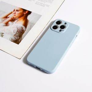 Coque en silicone liquide pour iPhone - iPhone XR, XS Max, 11, 11 Pro, 12, 12 Pro, 13, 13 Pro Max, 14 Pro, 14 Pro Max, 15, 15 Pro, 15 Pro Max