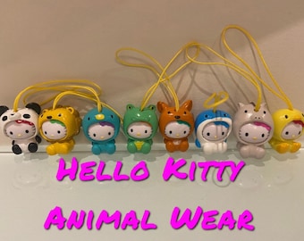 Hello Kitty Animal Wear Costume Phone Charms