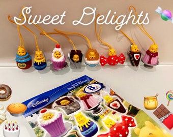 Sweets Delights Peek A Pooh edition Rare dessert danglers