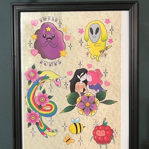 Adventure time flash art print