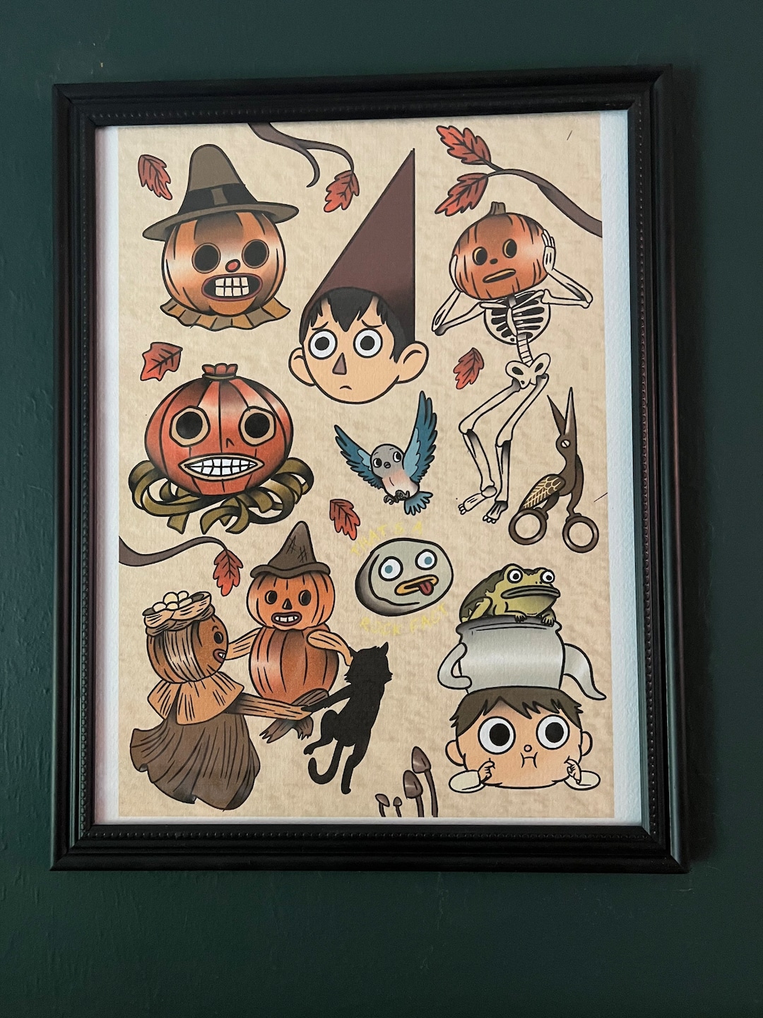 Over the Garden Wall Flash Art Print Etsy