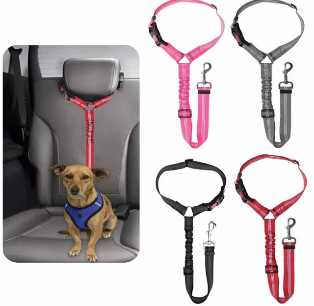  HDP Car Harness Dog Safety Seat Belt Gear Travel System  Color:Black : Pet Automotive Harnesses : Pet Supplies