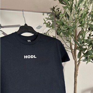 Crypto HODL T-Shirt, cryptocurrency, Vinyl T Shirt, Bitcoin Clothing, gifts for him, altcoin enthusiasts, ETH apparel, favorite shirt