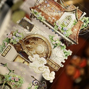 100 CM per lus | ALLEEN SAMPLE Shine Studio Vintage Fairy Lanes End|PET Tape|Journaal