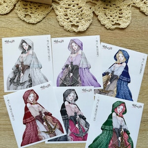 Schwarzer Waschbär Chess_look Girl Sticker für dein Journal, Scrapbook oder Kartenherstellung