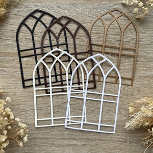 5 pcs Arch Window die cuts pour journal indésirable, scrabooking, fabrication de cartes