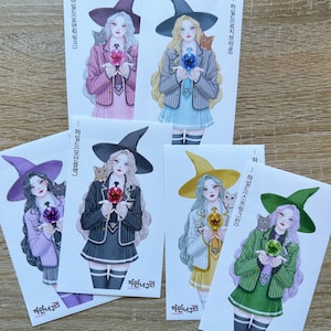 Magicien de raton laveur noir_haildeu Girl Sticker