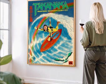 Masayoshi Takanaka Surfboard Poster Digital Download - Etsy