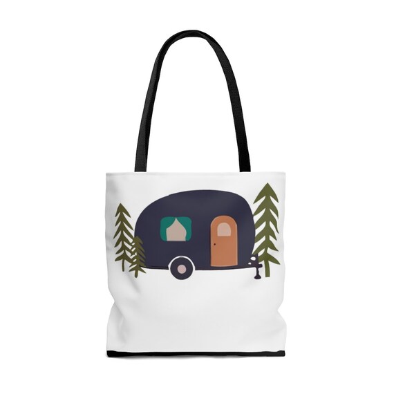 Retro Camper Tote Bag 2 Side Print Etsy
