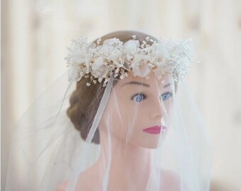 Bridal Beads Hairband, Wedding Accessories, Hairband for Brides, Hair Accessories, Bridal Headbands, Bridal Tiara PetiteBellaBoutique