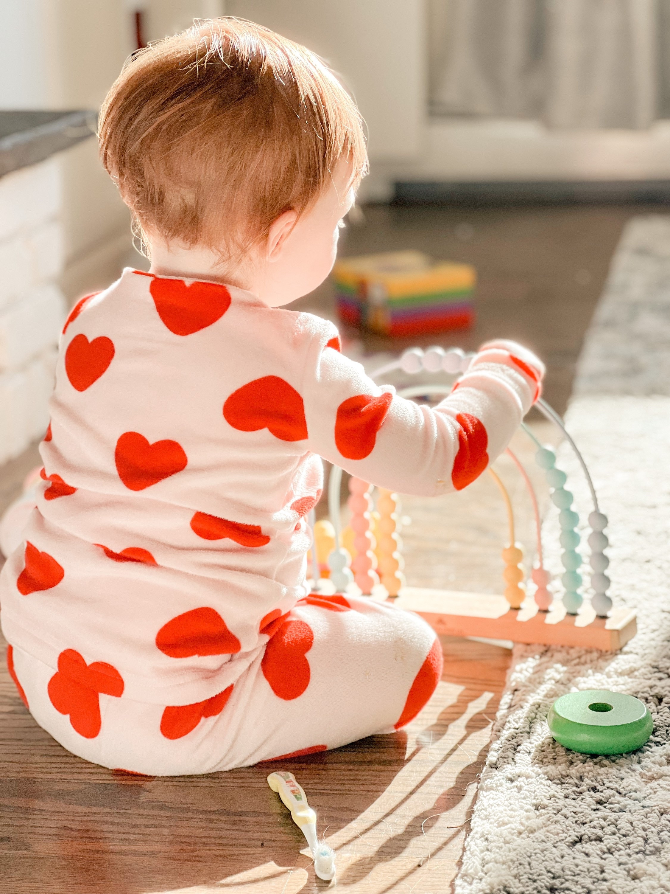 God’s Promise Wooden Rainbow Abacus - Catholic Toy, Christian Baby, Educational Toy, Nursery Decor, Baptism, Baby Shower, Montessori Toy