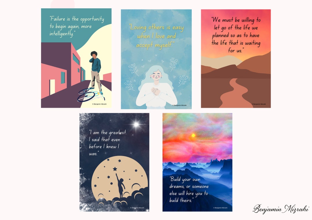 Inspirational Quote Poster | Mindfulness Wall Art | Inspirational ...