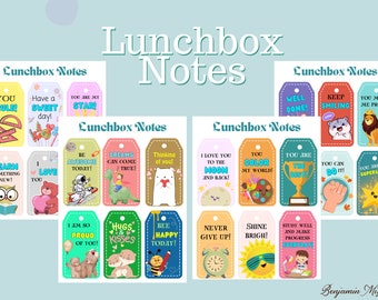 Kids Affirmation Cards | Positive Lunchbox Notes Printable (PDF)
