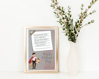 Editable Father's Day Card, Printable Gift (Digital Download)
