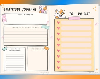 Gratitude Journal | Daily Affirmation & Reflection (Digital Download)