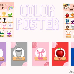 Crayon Colors Educational Print: Rainbow Classroom Decor (Digital Download)