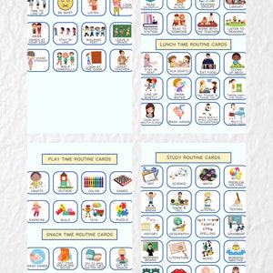 Classroom Routine Cards I Visual Schedule Cards| Toddler Preschool ...