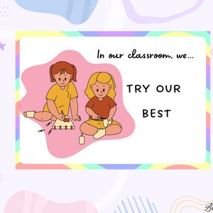 11 Classroom Rules Printable Art, Classroom Decor, School Posters, Teacher Gifts, Educational Printables, Classroom Rules Poster