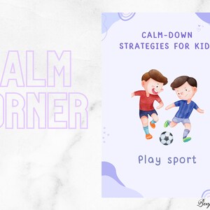 Calm Down Corner Poster: Calming Techniques for Kids (Printable)