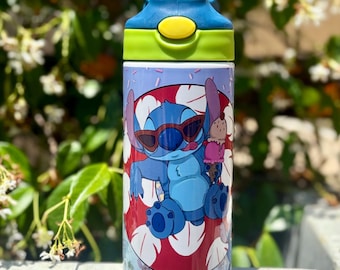Personalized Hawaiian Water Bottle: 12oz Insulated Stainless Steel Tumbler