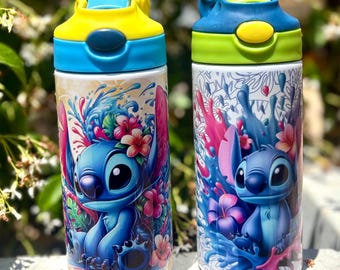 Personalized Hawaiian Water Bottle: 12oz Insulated Stainless Steel Tumbler