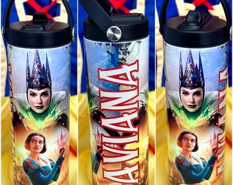 Personalized Princess 20oz Tumbler: Stainless Steel Water Bottle