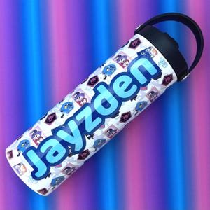 Gobelet sport personnalisé Kpop de 20 oz en acier inoxydable avec couvercle à visser lavable au lave-vaisselle !
