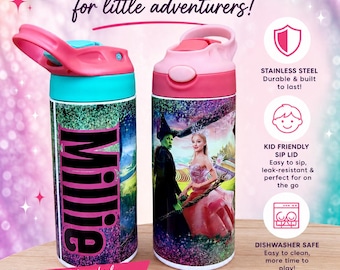 Personalized 12oz Stainless Steel Insulated Spill Proof Water Bottle! Musical theater Broadway Musical