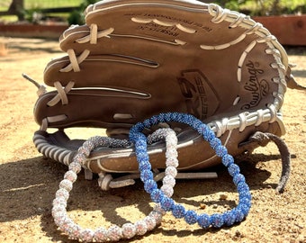 1 Color Sports Ice Drip Necklace Baseball Bling Softball Bling String Bling Swing Bling Baseball Sparkle Necklace Sports Necklace