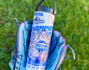 Personalized Dodgers 20oz Tumbler: Stainless Steel Water Bottle