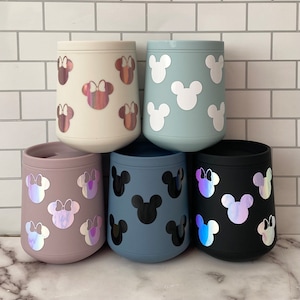Mouse Wine Tumbler 10oz Acrylic  Hot or Cold Drink Disney Fan Gift for Her Gift For Him Adult Beverage Cocktail Cup Barware