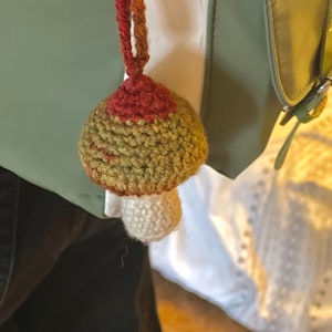 Mushroom Key Chain