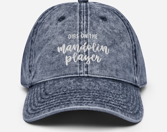 Vintage Dibs on the Mandolin Player Cap