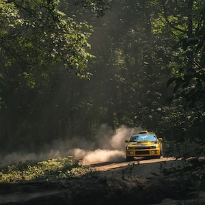 Rally Car at Southern Ohio Forest Rally