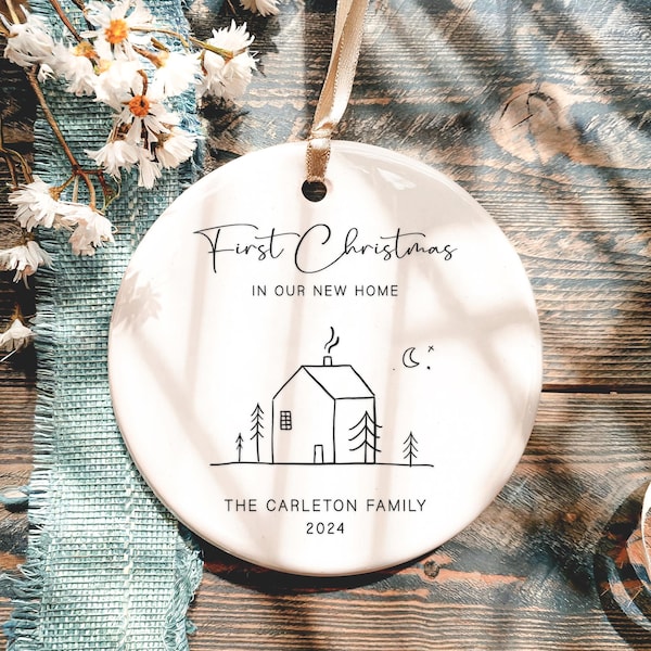 First Christmas in our New Home Ornament - New Home 2026