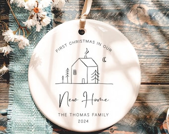New Home Ornament - First Christmas in our New Home 2026 - Realtor Closing Gift