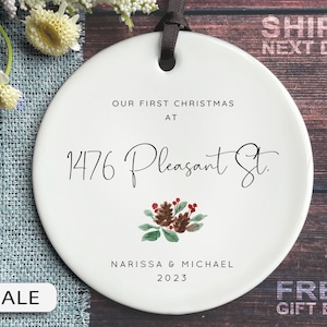 New Home Address Ornament - Christmas in New Home 2026