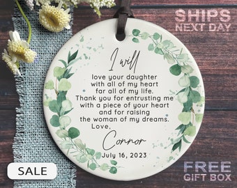 Personalized Engagement Ornament - Christmas Proposal Ornament 2023