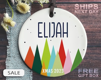 Kids Name Christmas Ornament - Personalized Kids Ornament 2026